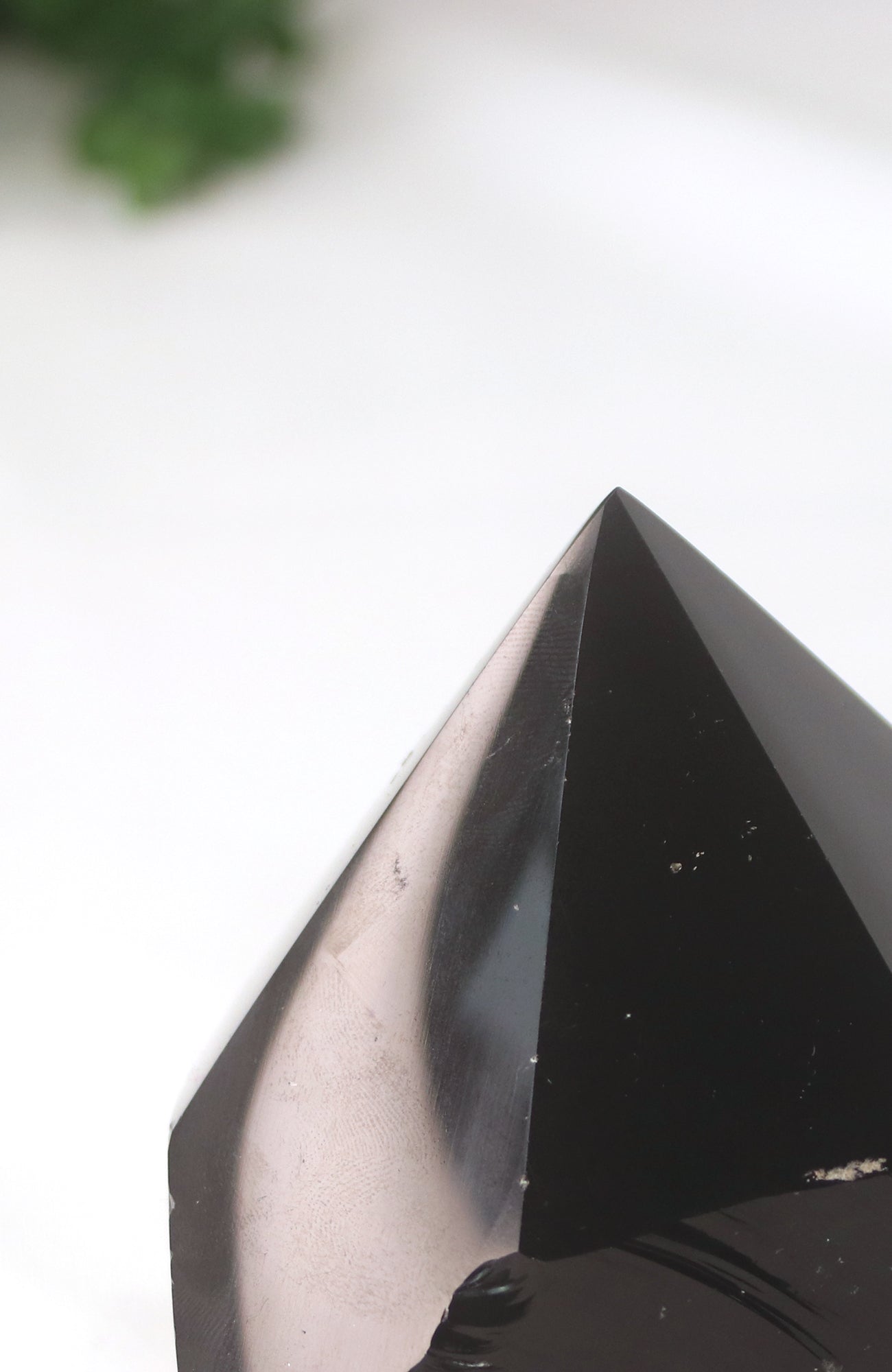 Black Obsidian Polished Top Point
